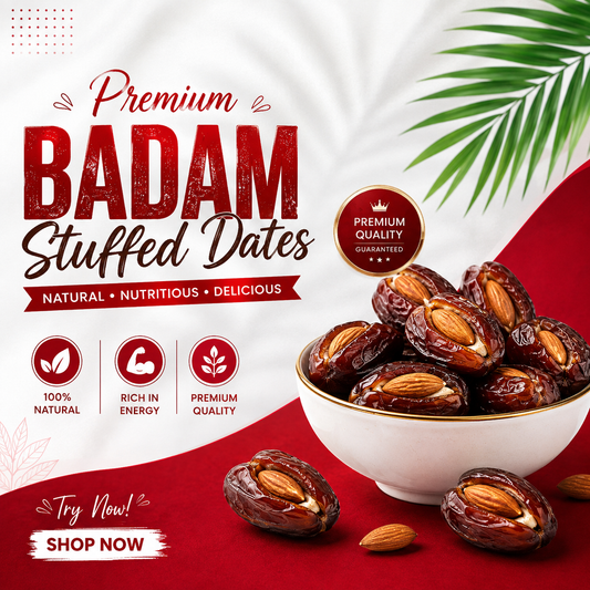 Fresh Almonds Dates 1Kg